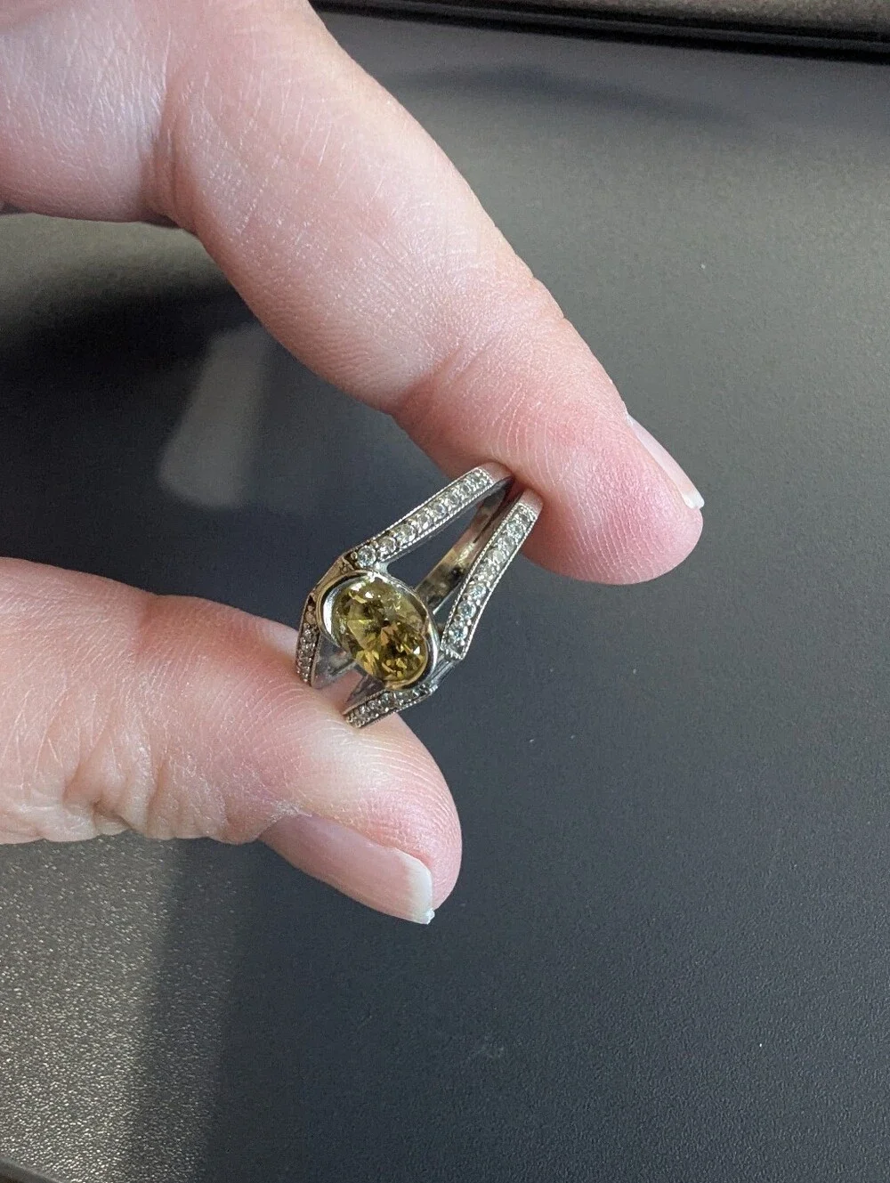 Yellow Diamond Ring